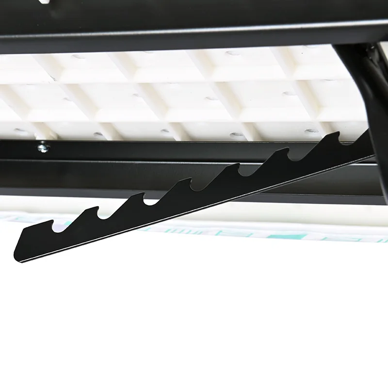 Factory Price Fashion Design Foldable Ironing Board Mesh Top Plastic Folding Ironing Board with Silicone Iron Rest