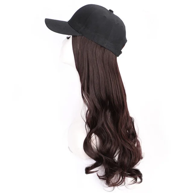 Amazon Synthetic Braided Long Straight Hair Baseball Hat Braided Wig Hats