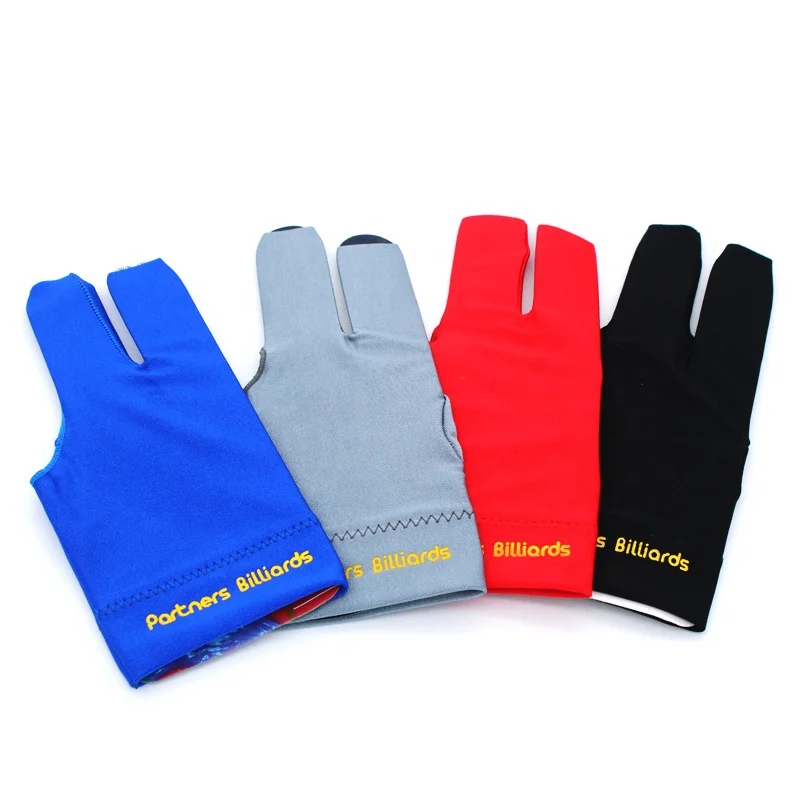 Details about   3Pcs Snooker Billiard Cue Gloves Pool Left Hand Open Three Finger Glove 