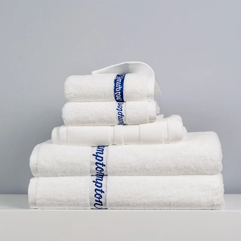 Hotel break deluxe 100% cotton absorbent soft cotton hptel face towel Bath towel