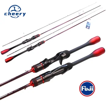 Cheery New Fuji Guide Ring Full Carbon Ultra Light 100g 2-Piece Luya Rod for River/Stream Fishing Weihai Factory – Rod – view 2