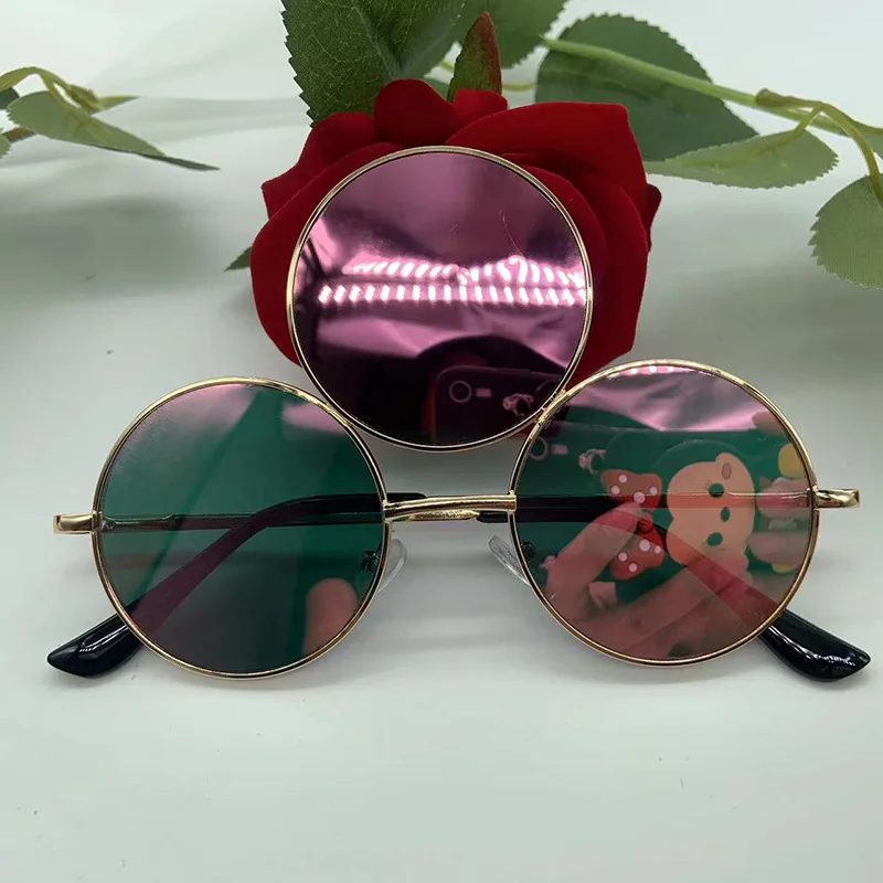 sunglasses with three lenses