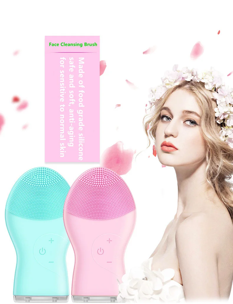 High Performance Usb Cleansing Instrument Skin Care Beauty Instrument Hand-held Facial Cleansing Brush