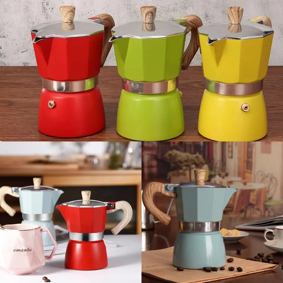 European Hot 3/6 Customized Classical Aluminum Espresso Moka Coffee Cup