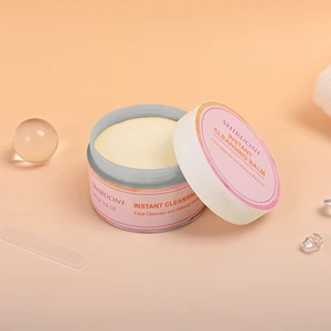 OEM ODM Custom Free Samples Vitamin E Instant Cleansing Balm Herbal Vegan Organic Face Cleanser Makeup Remover Cream Massage