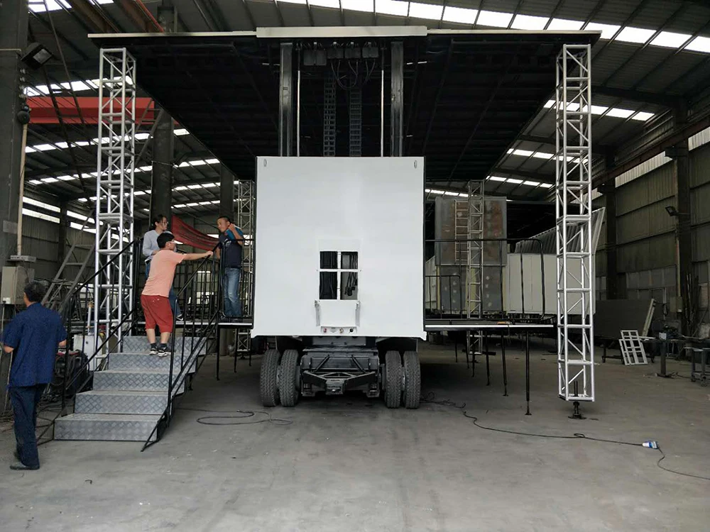 9m Aluminum Mobile Concert Event Staging Portable Stage Trailer for Sale