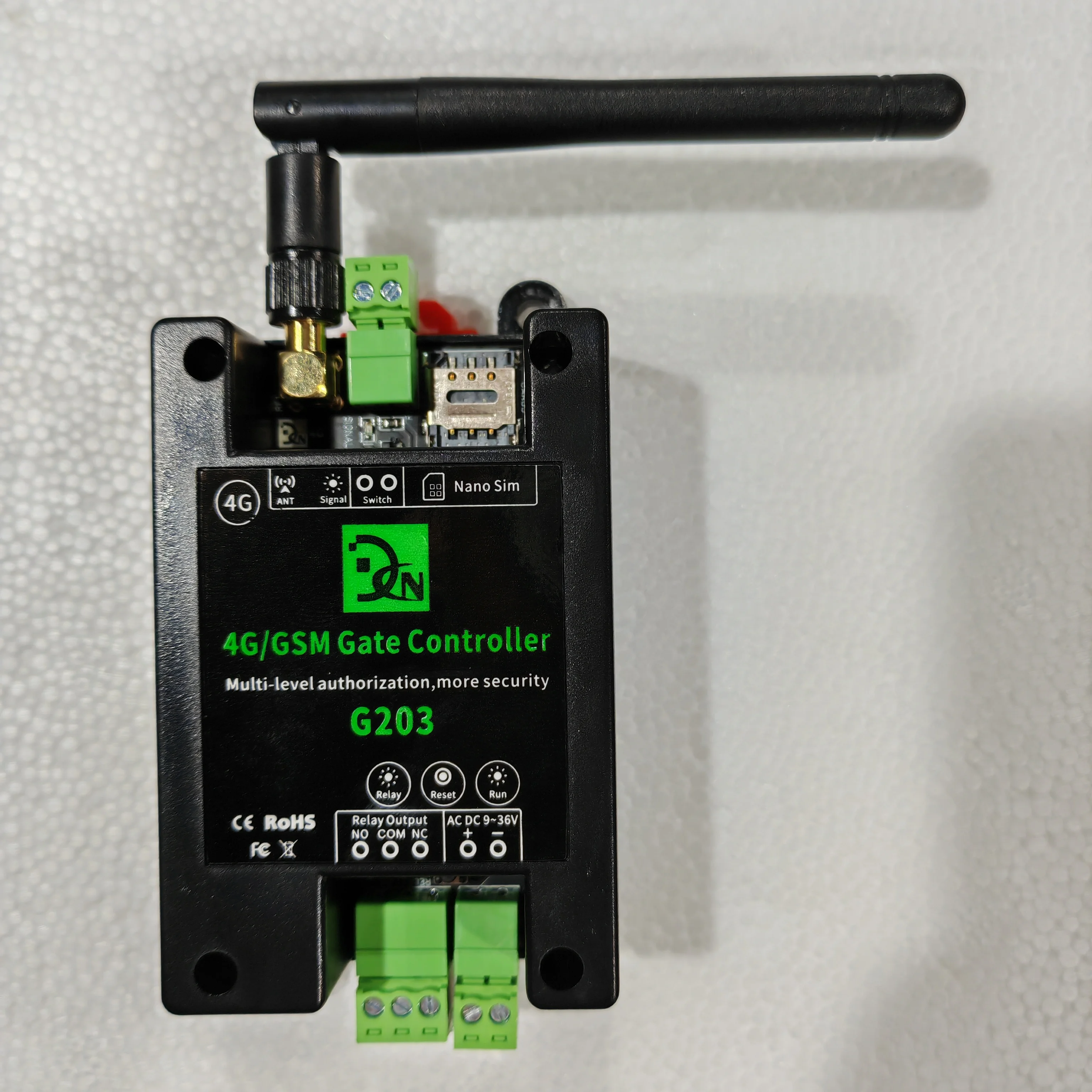 Smart Remote Gsm Controller Sms Call Relay Switch Phone Operated Gate Opener Access Control Door Lock