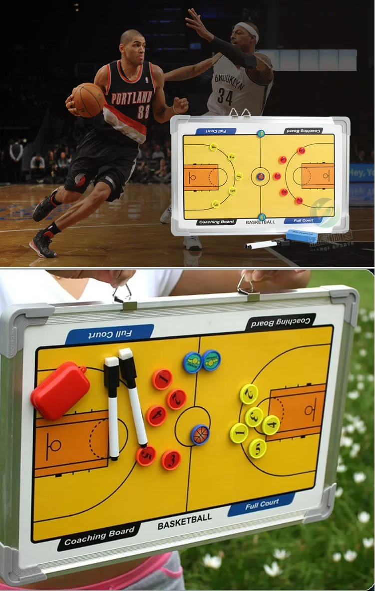 Magnetic  Strategy Coaching Board for Basketball Match Training Great Equipment 