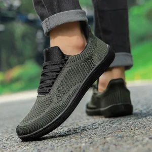 Men's Women's Lightweight Fly-Knit Shoes for Sports Fitness Casual Outdoor Mountaineering Hiking Walking Skipping Rope