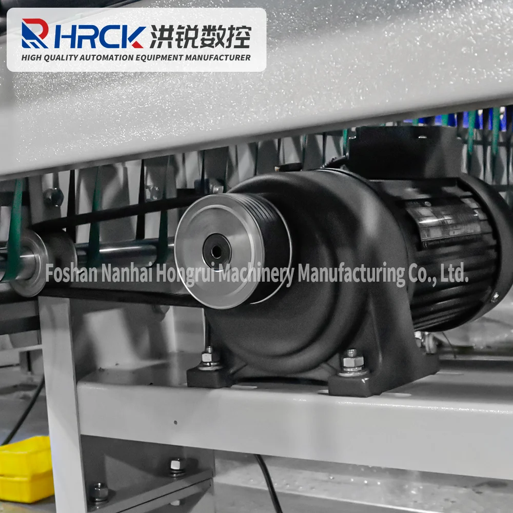 Hongrui is suitable for OEM connection of woodworking machinery in the woodworking industry with electric drum conveyors