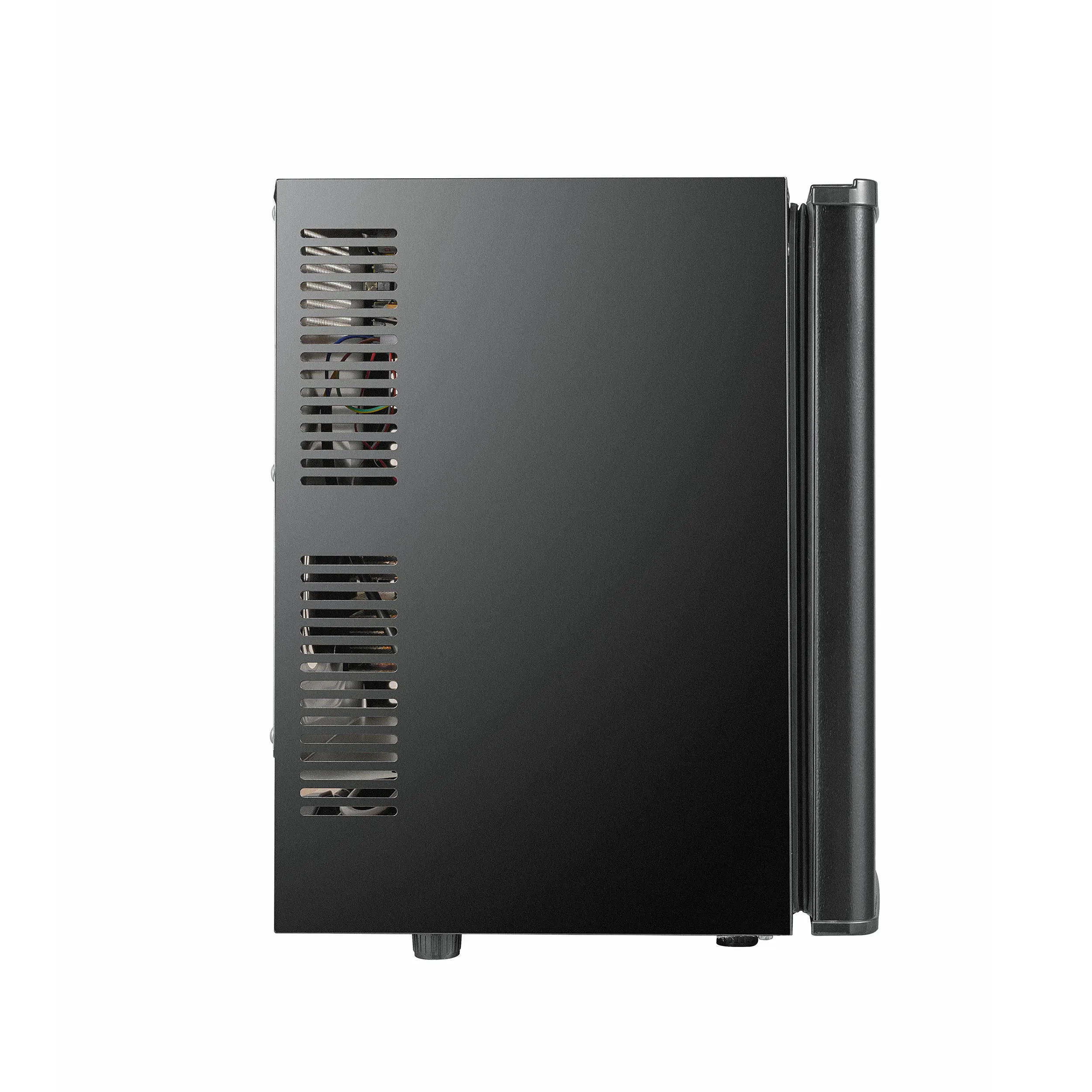 Mini Fridge Ghana Price Glass Door 30 46 Litre Home Use Hotel Bar Makeup Refrigerator Manufacturing Brand Portable Black