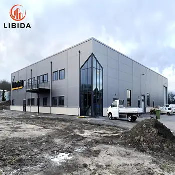 Easy Assemble Prefab Warehouse Building Steel Frame Prefabricated Storage Fabric Structure Warehouse