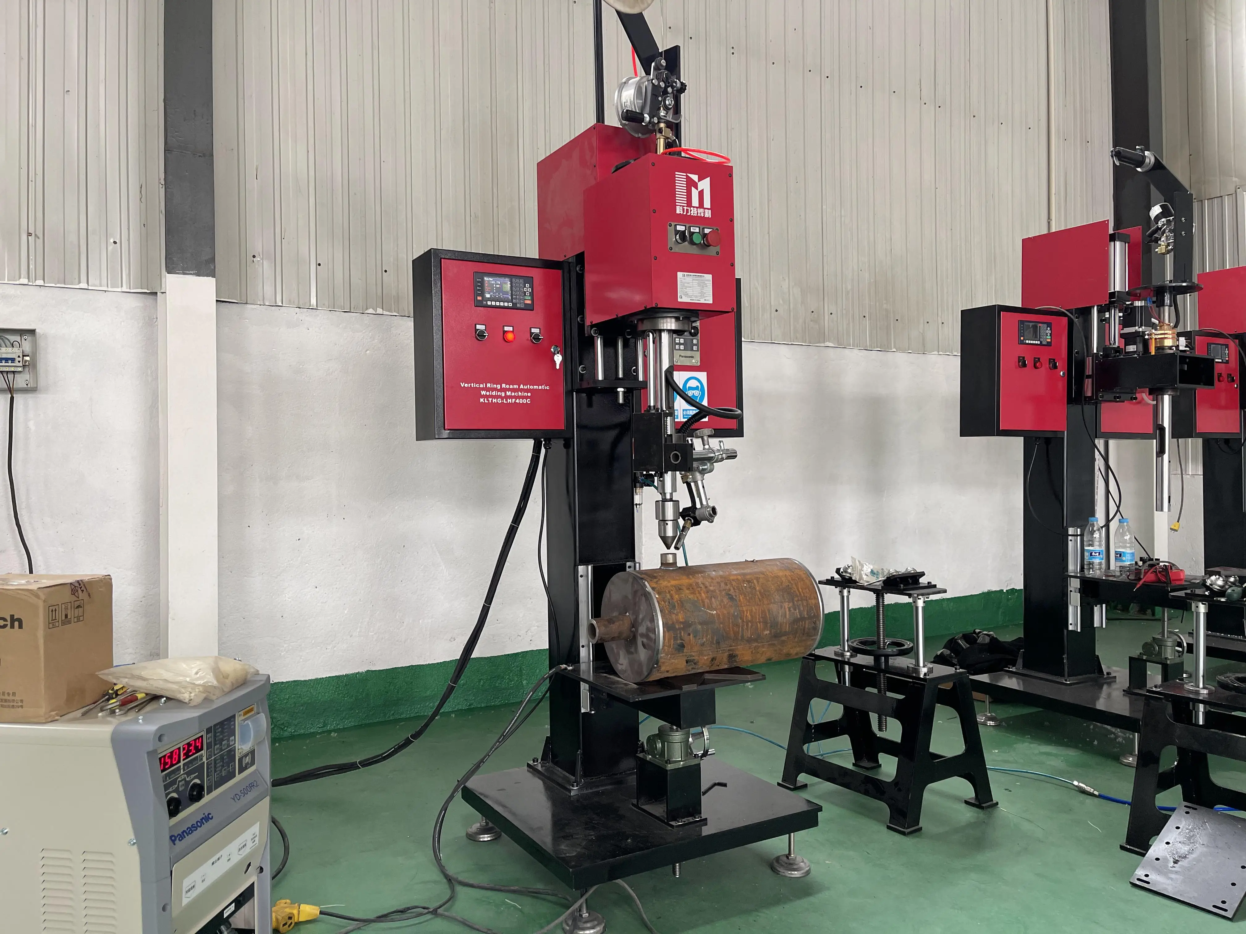 CNC Automatic Welding Machine Fo Water Heater tank Nut Tank Nipple Outlet