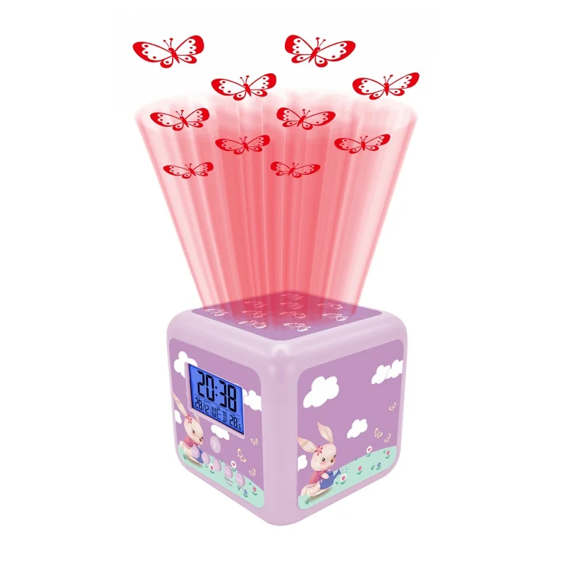 Индивидуальный циферблат с изменяющимся цветом светодиодный ночник таймером Проекционный стол цифровой будильник детские настольные часы для