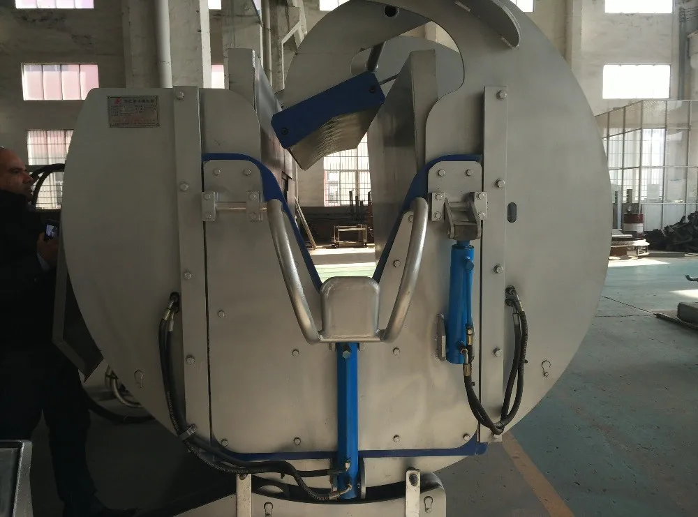 Cow halal reverse rotating slaughter box slaughtering equipment