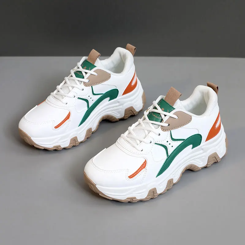 Wholesale Latest Women Chunky Sneakers High Quality Fashion Platform Sports  Shoes for Women