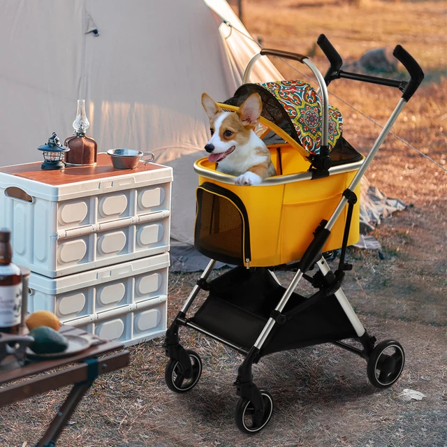 New design high quality pet stroller  dog stroller luxury 4 wheels pet stroller  for dog