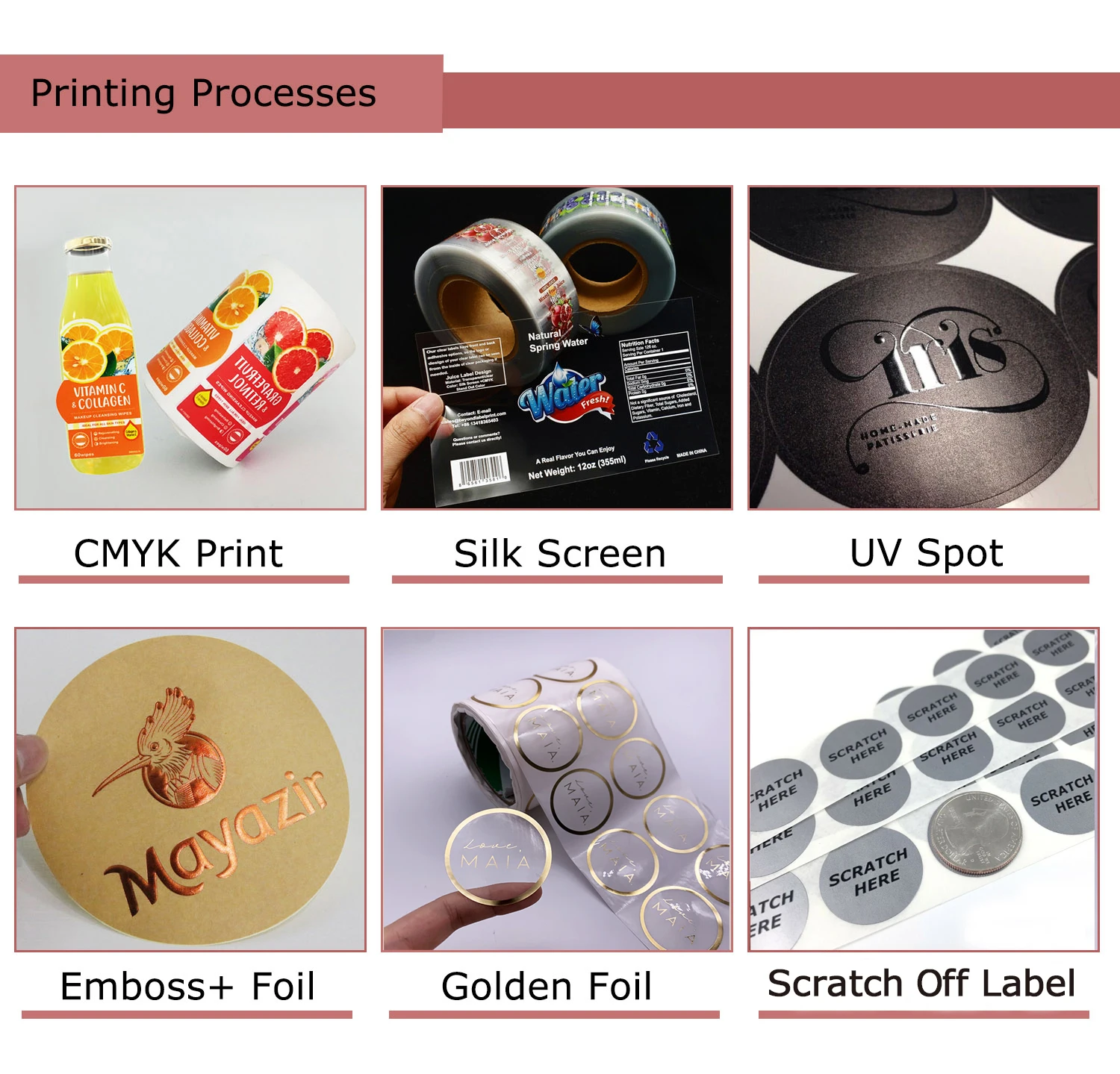 Custom Waterproof Stickers Sheet Taps Package Sticker Hair Bundle ...