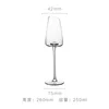 Oblique concave bottom Champagne glass (single)