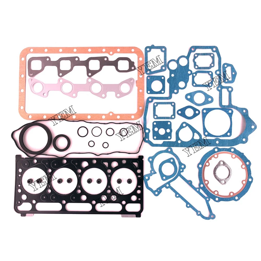 High Performance Full Gasket Set With Head Gasket Fits for Kubota 1G770-03312 V2003 V2003 IDI V2003M