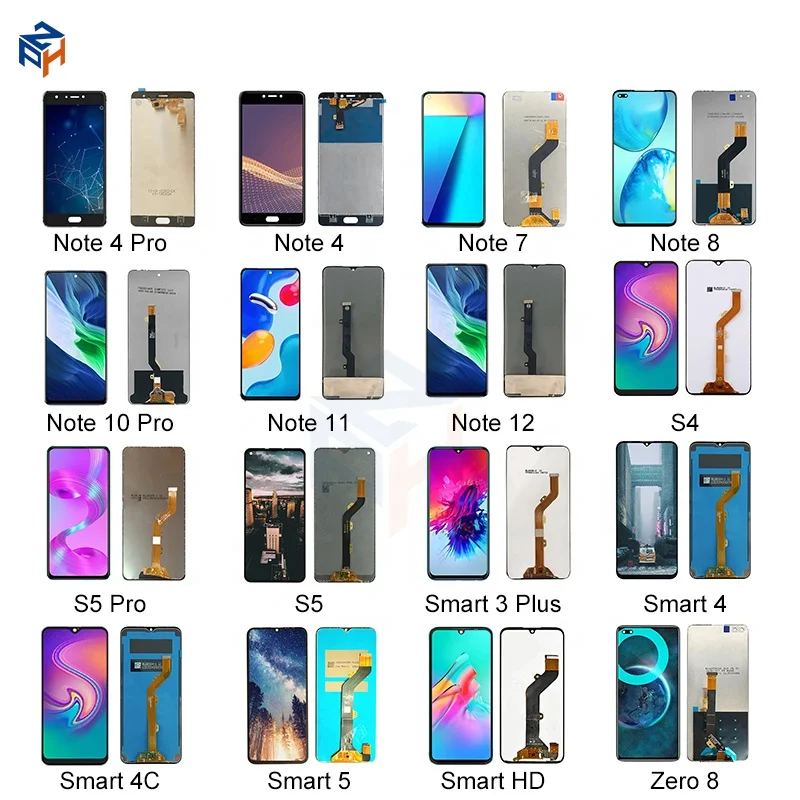 Mobile Lcd for Infinix Note 7 Lite 8i 10 11 30 Pro Display  Phones for Techno Infinix and Itel Screen