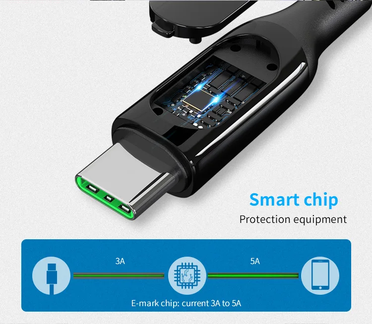 
 Высококачественный кабель из цинкового сплава с разъемами типа c и типа c 100 Вт, 5a, 20 в, 100 Вт, usb-кабель типа c  