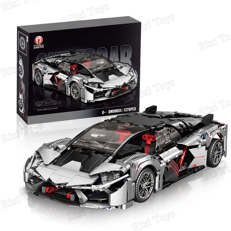 QM QM00054 - 1278pcs Building Block Sets for Sports Car Puzzle