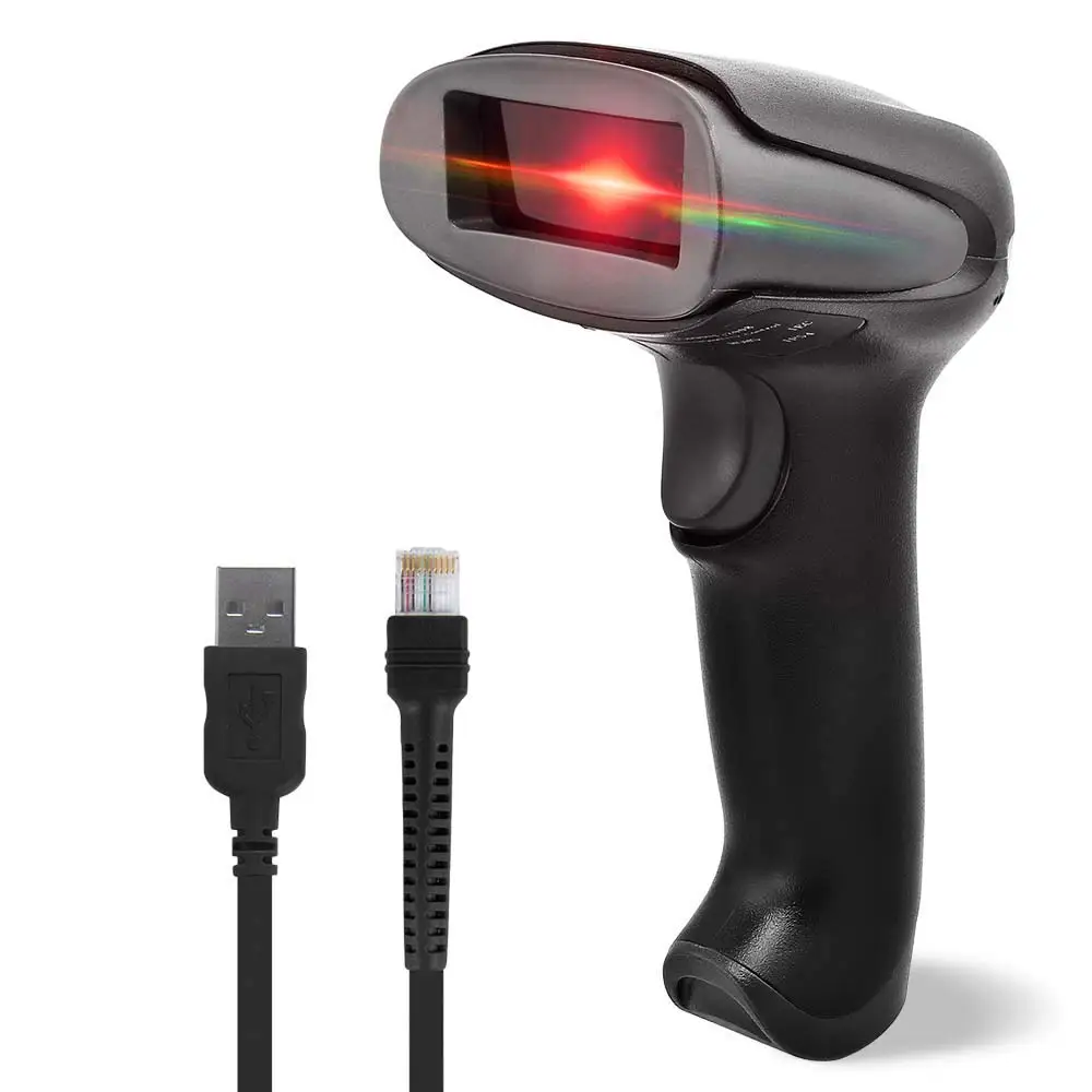 NETUM Cheap Handheld Wired 1D Bar Code Reader Barcode Scanner for Receipt Cash Register Store F5