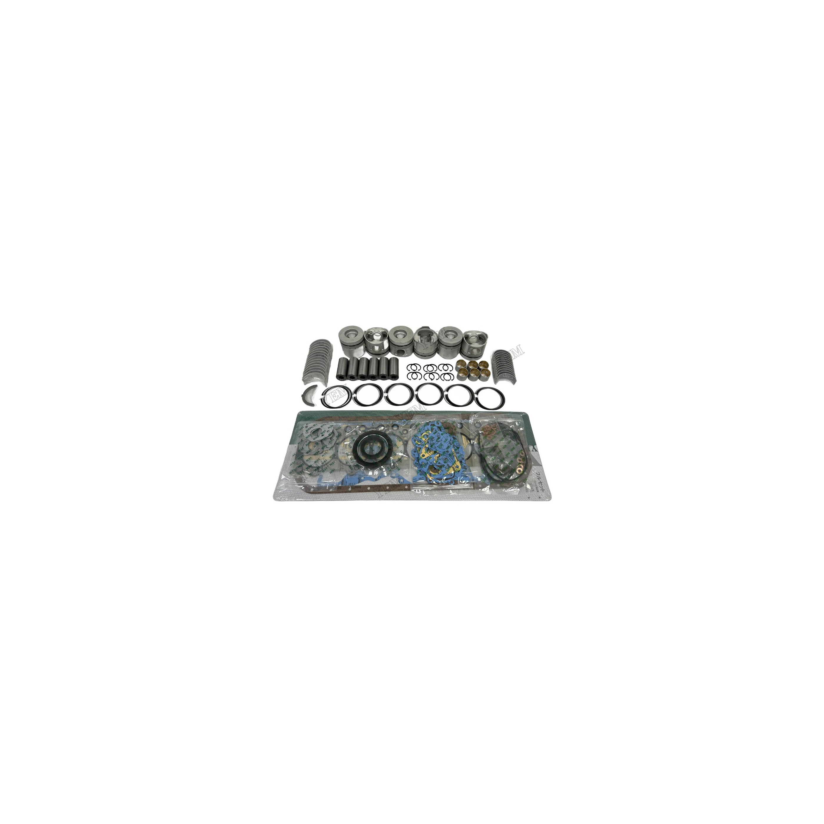 Repair Kit With Bearings Piston Rings Cylinder Gaskets Suitable for Isuzu 6BG1 Replacement Engine Parts
