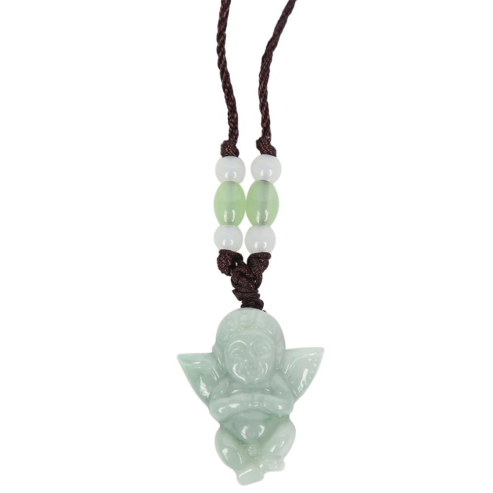 jade angel necklace