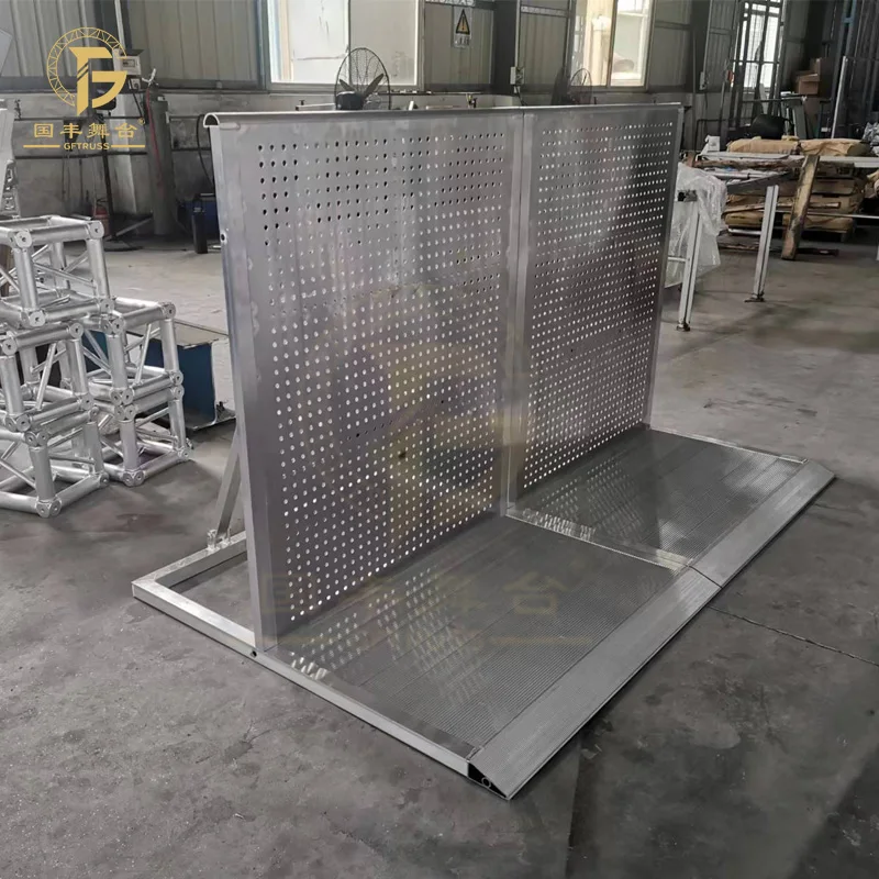 CE Certification Crowd Control Aluminum Barrier Mojo Stage Road Barrier for Concerts