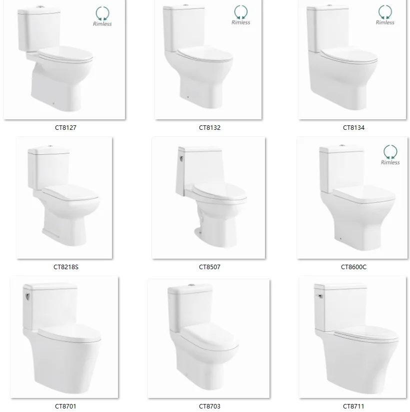2022 Made in China Lory Cheap Price White High Quality Sanitary Ware Two Piece Toilet