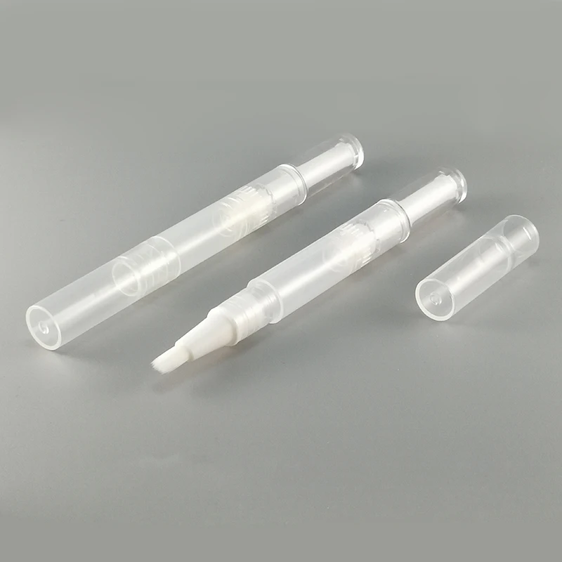 2ml 4ml Cylindrical Plastic Click Private Label Empty Cosmetic lipgloss Tube Applicator