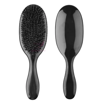 Custom color and logo printing Hair Extensions Brush Detangler Professional Boar Bristle Hair Brush for Extensions
