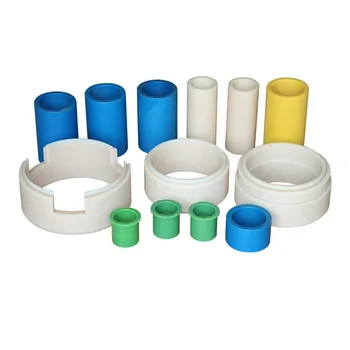 Custom Straight Plastic Sleeve Nylon Bushing Flange Nylon PA 6 PTFE HDPE UPE PU POM Bushing