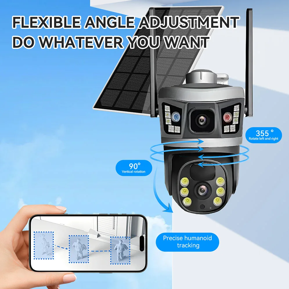4.0MP WDR Wireless AI Cloud Motion Auto Tracking Video Security Wifi Ezviz Ip Camera