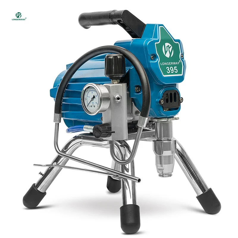 High Efficiency Air Pump Engineering Fireproof Cement-based Paint Grouting Putty Spraying Machine