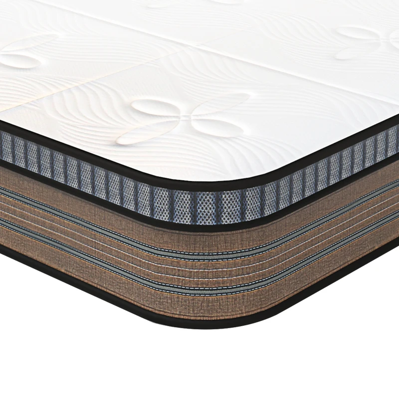 AIDI Cheap Price Bonnell Spring Mattress Sleepwell King Double Twin Queen High Density Gel Cooling Memory Foam Roll up in a Box