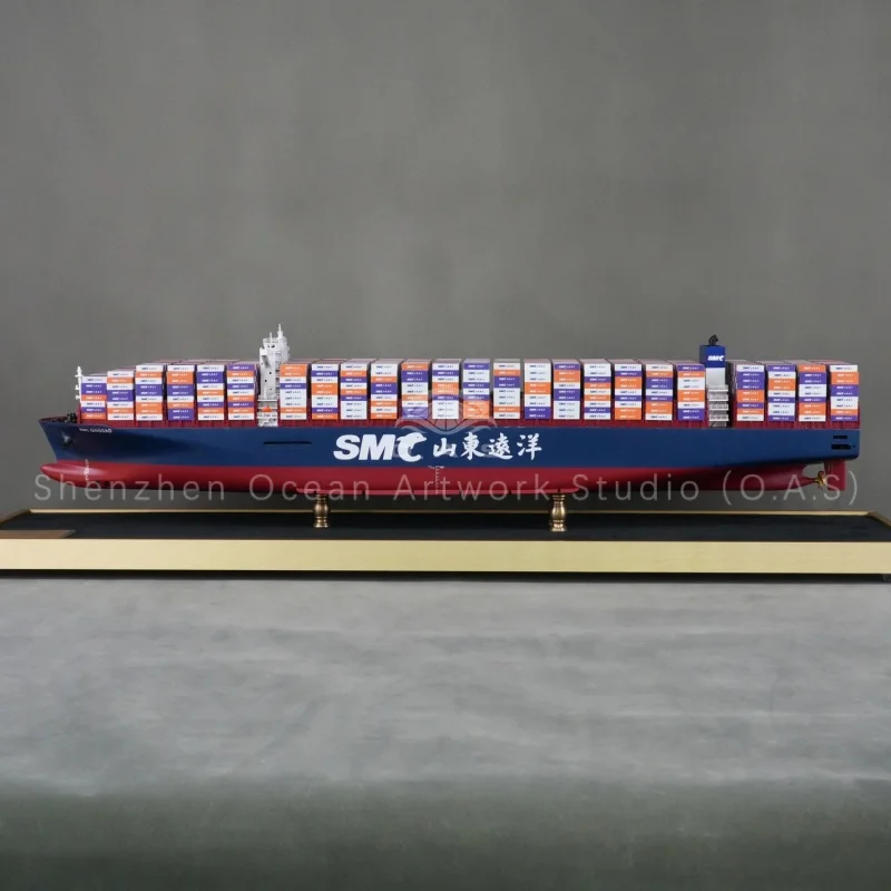 Container ship models and transport ship models crafted with museum‑level precision. Our customized maritime models are designed for maritime museums, exhibitions, corporate displays, and high‑end ornaments. Each model is built to scale with accurate hull lines, detailed superstructures, and realistic container stacks, capturing the power and elegance of modern shipping. Using premium materials and fine craftsmanship, we create true‑to‑life replicas that serve as both educational tools and exquisite decorative pieces. Whether you need a standard design or a fully customized project, our team delivers exceptional quality and attention to detail, ensuring your model becomes a standout centerpiece for any space. Ideal for collectors, institutions, and shipping enthusiasts seeking authenticity and artistry in every piece.Amber@vesselmodel.com Tel: +86 18038048785