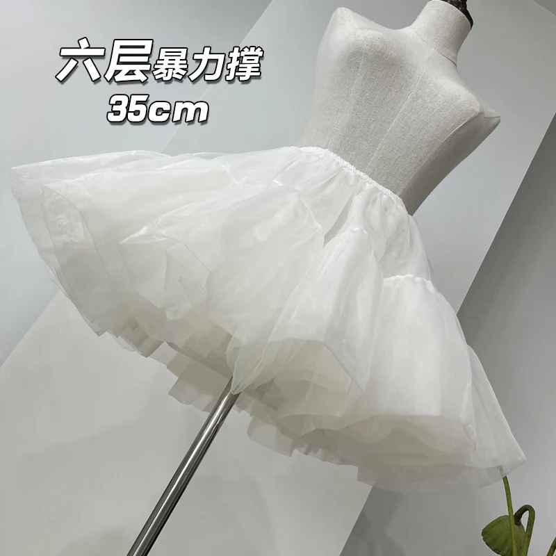 crinoline for short dresses ZPAQI Crinoline Underskirt Petticoat A-line Short Length Ball Gown Slip Hoopless 14in