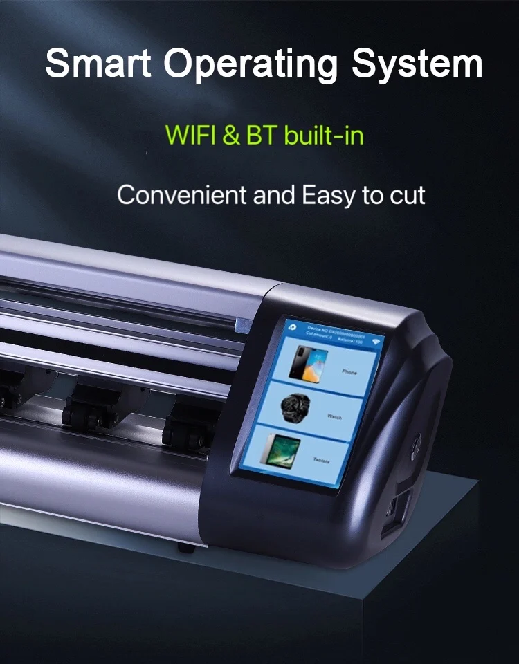 Новая Мобильная машина для резки кожи Гидрогелевая пленка телефона аппарат изготовления керамических защитных