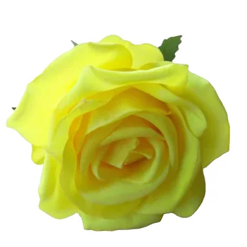 Real touch artificial flowers wedding decor wholesale artificial flowers roses yellow roses flowers latex