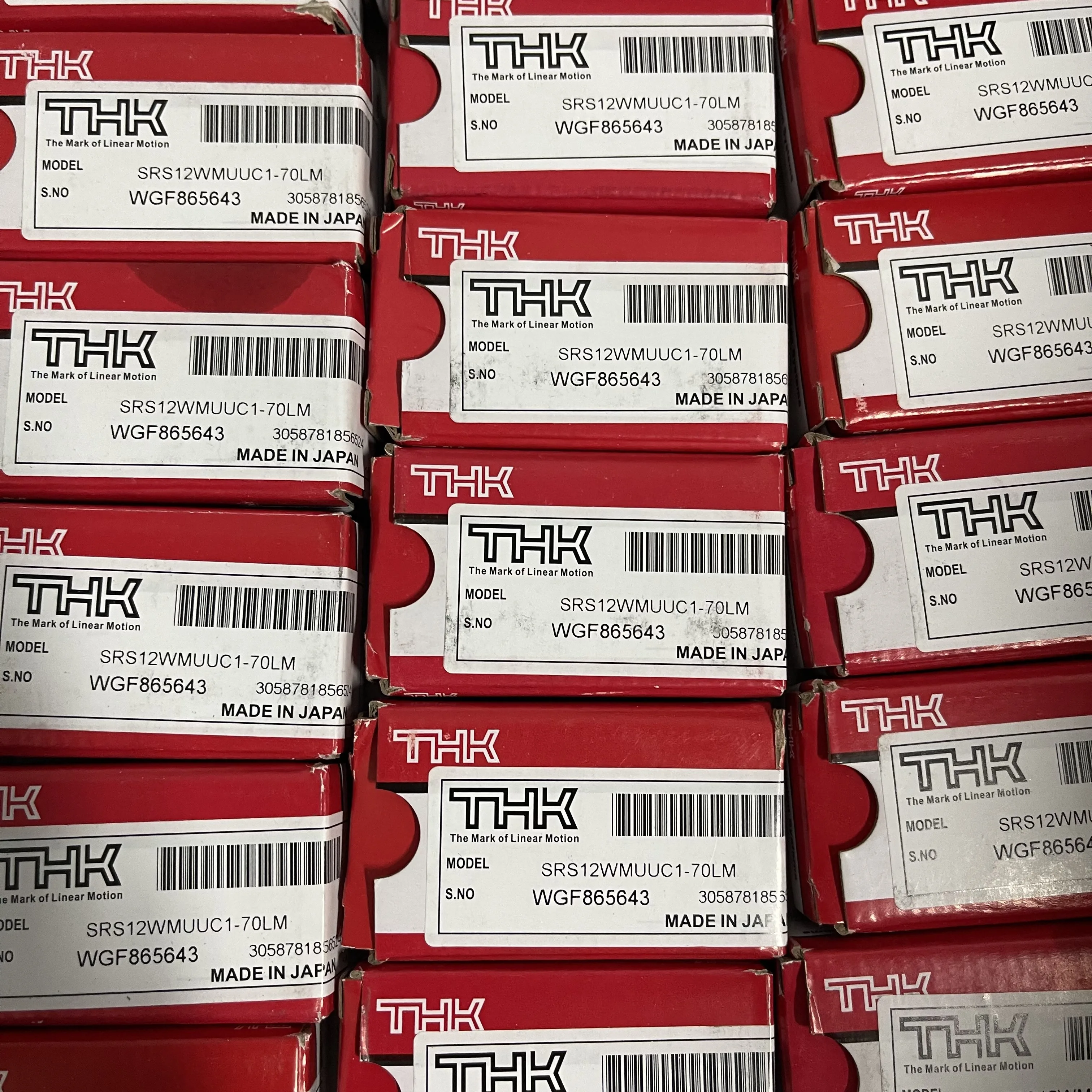 THK Linear Guide Rail Slider SRS12WMUUC1-70LM