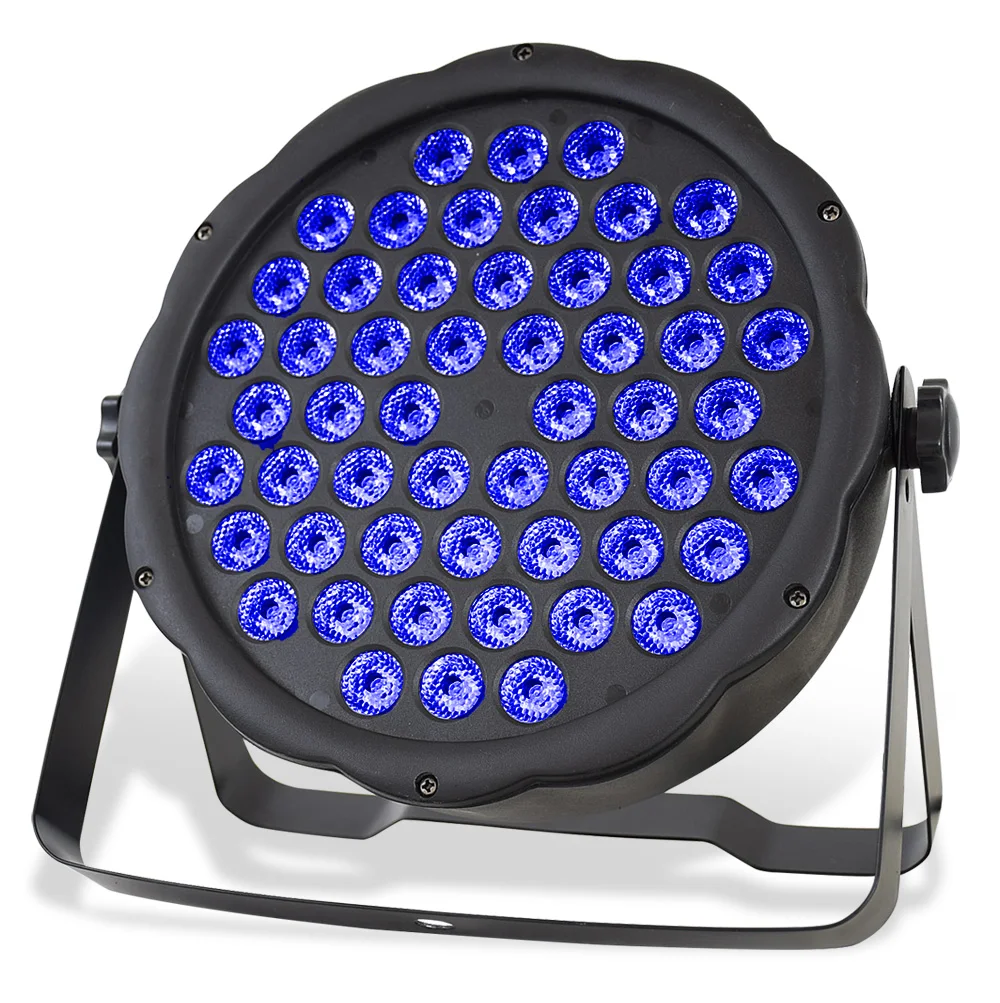 Led Mini Par Light 54x3w Rgb 3in1 Full Color Flat Par Dmx Professional ...