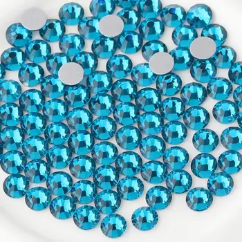 OPL Wholesale SS3-SS40 Indicolite Glass Flatback Nail Art Rhinestones - 1440pcs Bulk Package Ideal for Distinctive Decorations