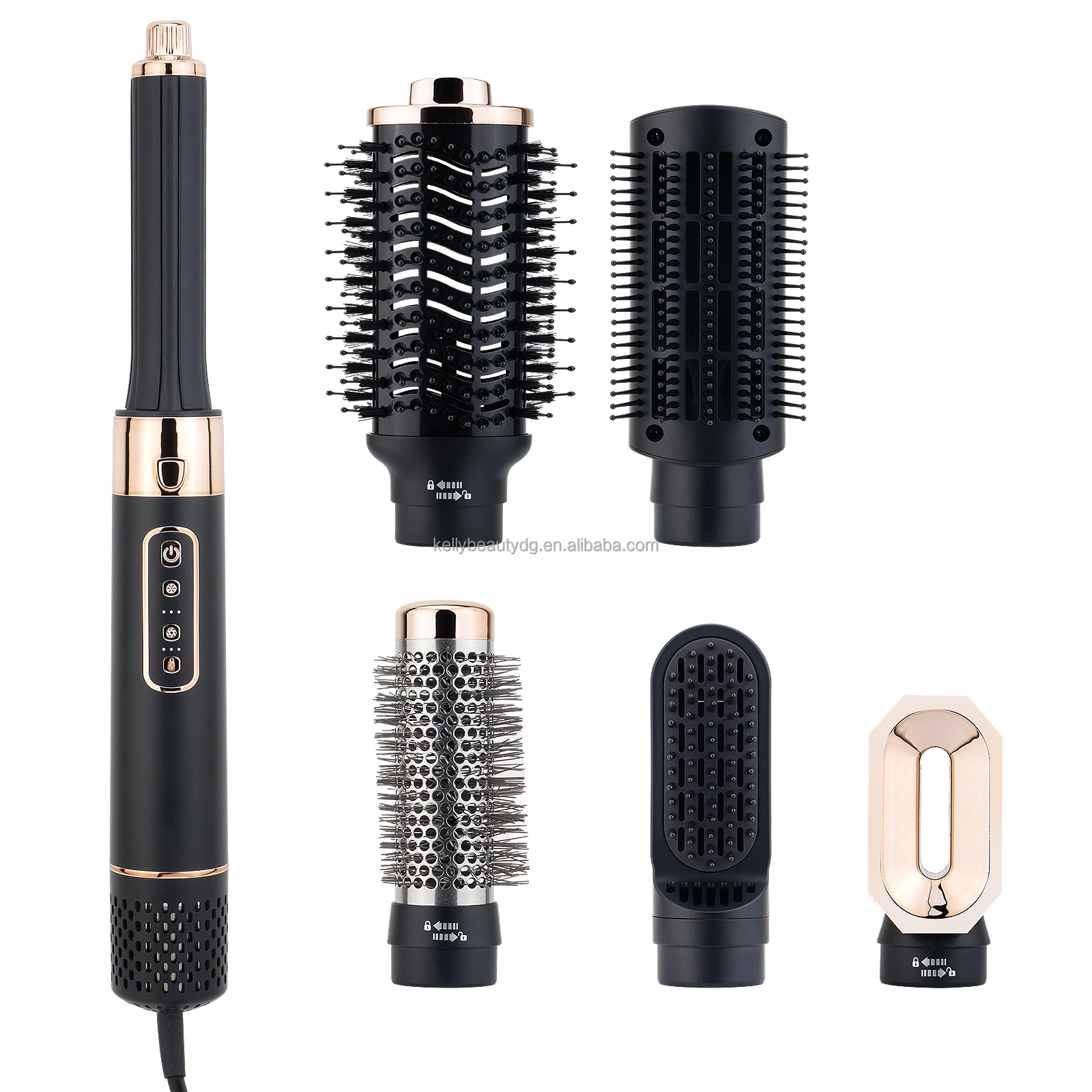 High Quality BLDC High Speed Air Curl Hair Styler 6 in 1 Multifunction Styler Interchangeable 6 Attachments