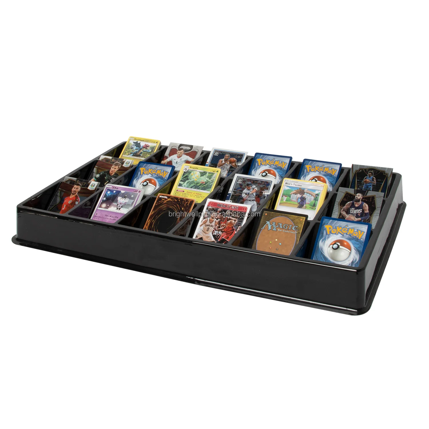15 18 Slot Trading Card Sorting and Dealer Trays for MTG YUGION POKEMO Card