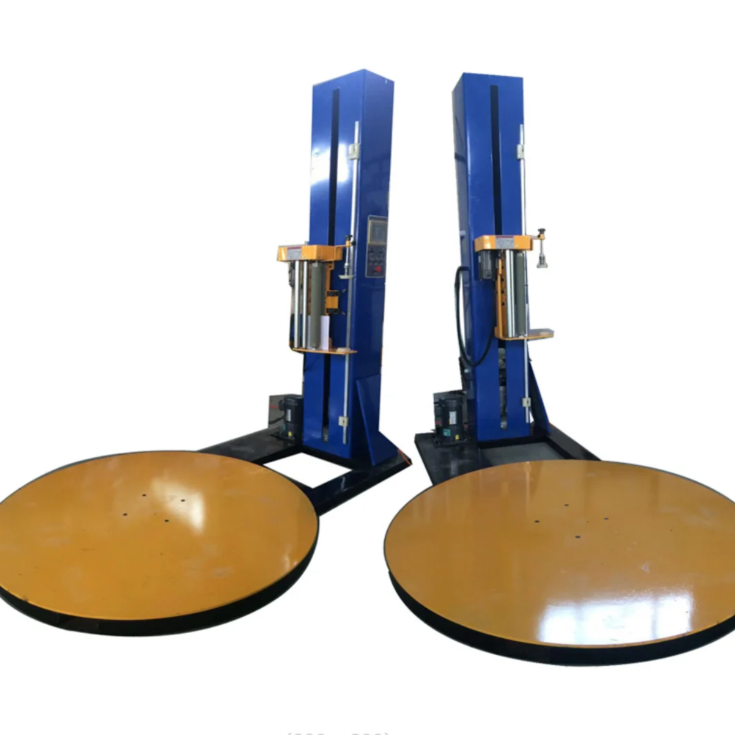 Pallet Stretch Film Robotic Wrapping Machine With Rotary Arm