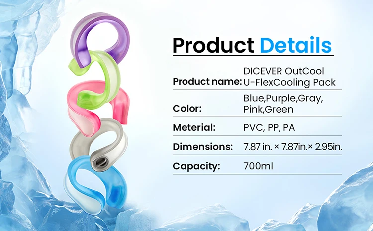 Hot Sale Wearable Neck Cooling Tube Neck Cooler Ring Ring Japan Cooling Neck Wrap