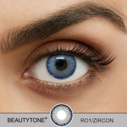 Бренд BeautyTone контактные линзы розового и коричневого цвета с розмарином оптовая продажа заводская цена дешевые косметические для глаз